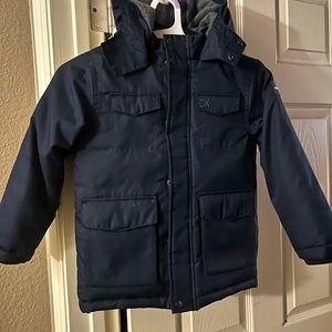 Boys Calvin Kline fleeced lined jacket New without tags